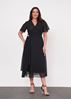 Picture of CURVY GIRL CHIFFON ELEGANT DRESS